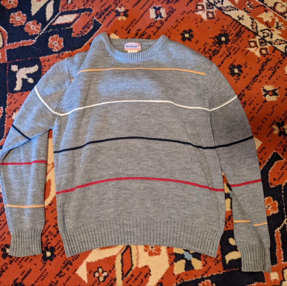 Vintage Snowdrift Ski Sweater